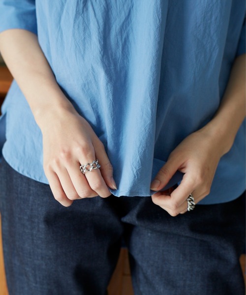 Nothing And Others（ナッシングアンドアザーズ）の「「Nothing And Others/ナッシングアンドアザーズ」Ink chain Ring set（リング・レディース・シルバー・FREE）」の8枚目の写真