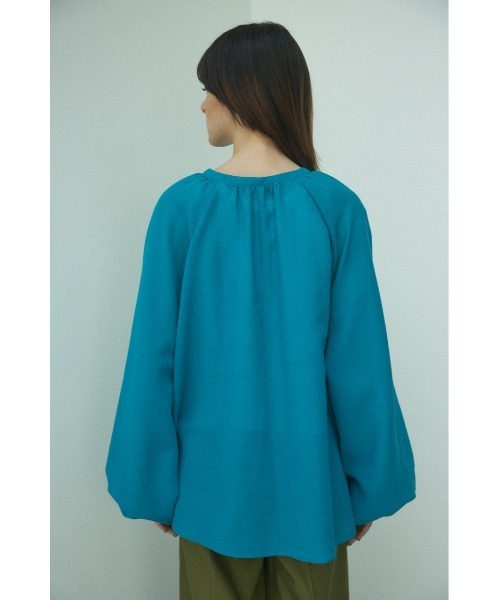 BLACK BY MOUSSY(ブラックバイマウジー)の「volume round hem shirt(ボリュームラウンドヘムシャツ)(シャツ/ブラウス・レディース・ホワイト/ブラック/ターコイズブルー・FREE)」の12枚目の写真