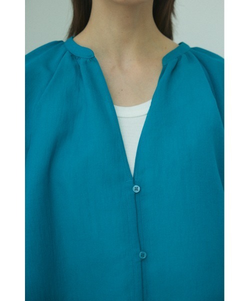 BLACK BY MOUSSY(ブラックバイマウジー)の「volume round hem shirt(ボリュームラウンドヘムシャツ)(シャツ/ブラウス・レディース・ホワイト/ブラック/ターコイズブルー・FREE)」の20枚目の写真