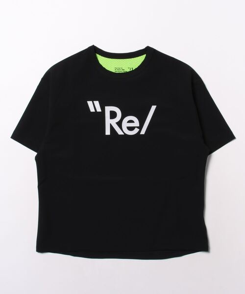 RE/SP（アールイーエスピー）の「RE/SP Ventilation Tee / アールイーエスピー ベンチレーションTシャツ（Tシャツ/カットソー・キッズ・ブラック/ライム・1/2/3/4）」の5枚目の写真