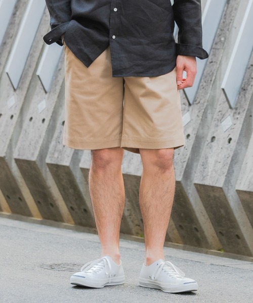 URBAN RESEARCH ROSSO MEN（アーバンリサーチロッソメン）の「ストレッチチノショートパンツ（チノパンツ・メンズ・ネイビー/ベージュ/ブラック・MEDIUM/LARGE）」の11枚目の写真