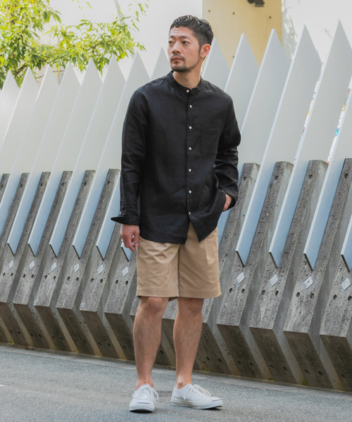 URBAN RESEARCH ROSSO MEN（アーバンリサーチロッソメン）の「ストレッチチノショートパンツ（チノパンツ・メンズ・ネイビー/ベージュ/ブラック・MEDIUM/LARGE）」の8枚目の写真