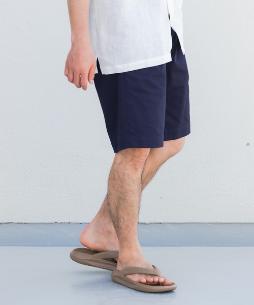 URBAN RESEARCH ROSSO MEN（アーバンリサーチロッソメン）の「ストレッチチノショートパンツ（チノパンツ・メンズ・ネイビー/ベージュ/ブラック・MEDIUM/LARGE）」の14枚目の写真