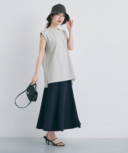 coca(coca)(コカ)の「麦わら帽子(ハット・レディース・アイボリー/ブラック・ONE SIZE)」の4枚目の写真