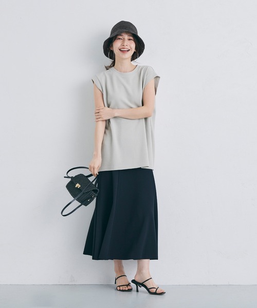 coca(coca)(コカ)の「麦わら帽子(ハット・レディース・アイボリー/ブラック・ONE SIZE)」の7枚目の写真