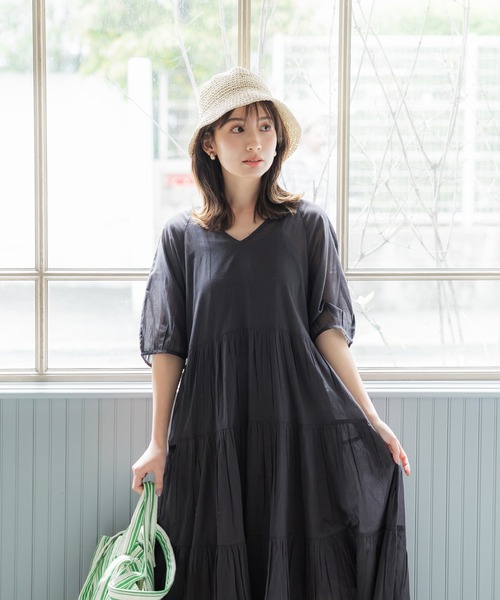 coca(coca)(コカ)の「麦わら帽子(ハット・レディース・アイボリー/ブラック・ONE SIZE)」の12枚目の写真