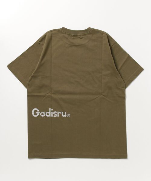 Godisru（ゴディスル）の「ゴディダック半袖Ｔシャツ（あひる）（Tシャツ/カットソー・メンズ・ホワイト/チャコールグレー/オリーブ/イエロー/オレンジ・MEDIUM/LARGE/X-LARGE/SMALL）」の8枚目の写真