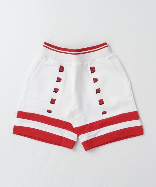 MARNI（マルニ）の「MARNI（マルニ）Kids & Junior  ブランドロゴショートパンツ（その他パンツ・キッズ・ホワイト/チェリーピンク・10Y/8Y/14Y/12Y/6Y/4Y）」の5枚目の写真