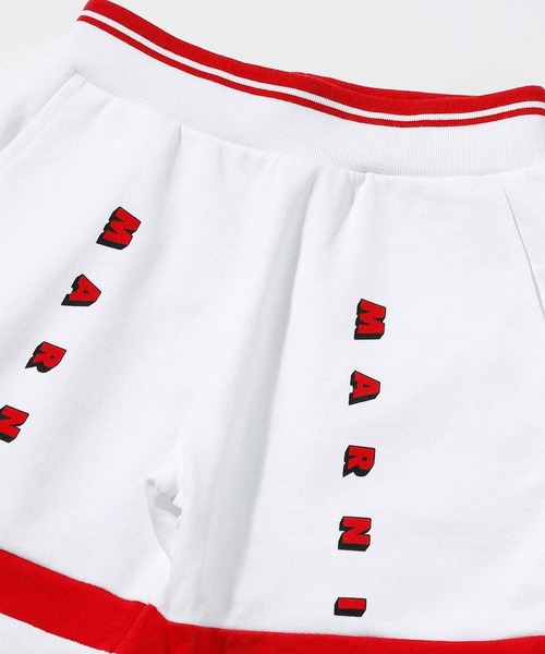 MARNI（マルニ）の「MARNI（マルニ）Kids & Junior  ブランドロゴショートパンツ（その他パンツ・キッズ・ホワイト/チェリーピンク・10Y/8Y/14Y/12Y/6Y/4Y）」の7枚目の写真