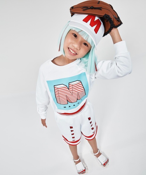 MARNI（マルニ）の「MARNI（マルニ）Kids & Junior  ブランドロゴショートパンツ（その他パンツ・キッズ・ホワイト/チェリーピンク・10Y/8Y/14Y/12Y/6Y/4Y）」の14枚目の写真