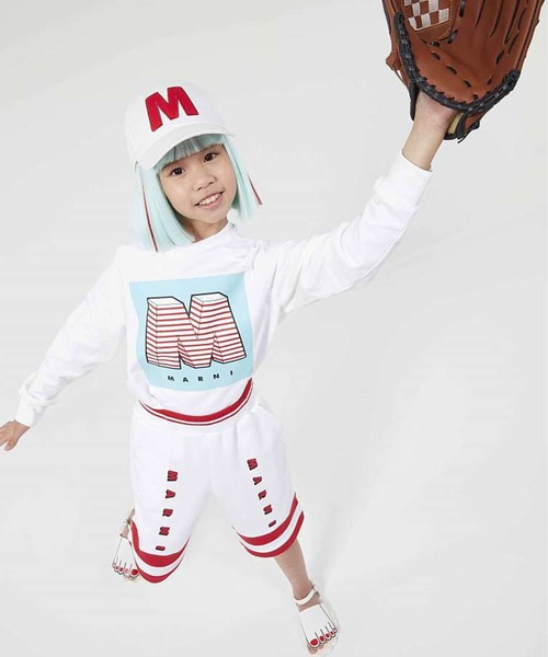 MARNI（マルニ）の「MARNI（マルニ）Kids & Junior  ブランドロゴショートパンツ（その他パンツ・キッズ・ホワイト/チェリーピンク・10Y/8Y/14Y/12Y/6Y/4Y）」の13枚目の写真