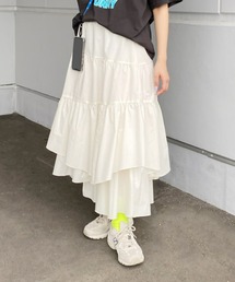 RODEO CROWNS WIDE BOWL | ランダムティアードスカート(スカート)