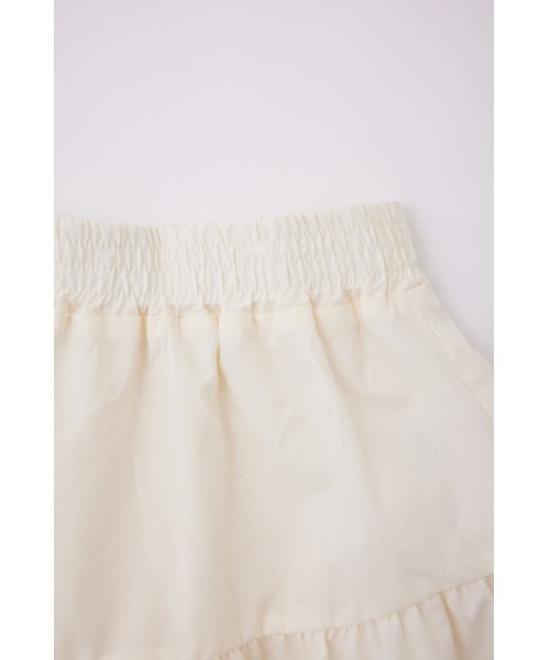 RODEO CROWNS WIDE BOWL（ロデオクラウンズワイドボウル）の「ランダムティアードスカート（スカート・レディース・ブラック/オフホワイト/オレンジ・FREE）」の5枚目の写真