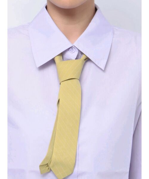 jouetie（ジュエティ）の「オープンショルダータイシャツ（シャツ/ブラウス・レディース・パープル/オフホワイト/ブルー・MEDIUM）」の12枚目の写真