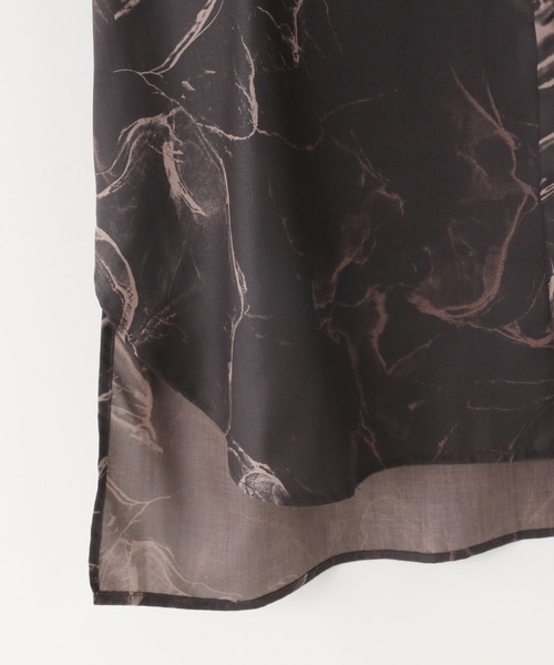 LOWRYS FARM（ローリーズファーム）の「スパンローンガラシャツＳＳ　964032（シャツ/ブラウス・メンズ・ブラック/ブルー・MEDIUM/LARGE）」の7枚目の写真