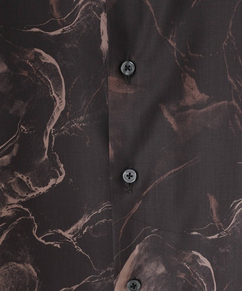 LOWRYS FARM（ローリーズファーム）の「スパンローンガラシャツＳＳ　964032（シャツ/ブラウス・メンズ・ブラック/ブルー・MEDIUM/LARGE）」の9枚目の写真