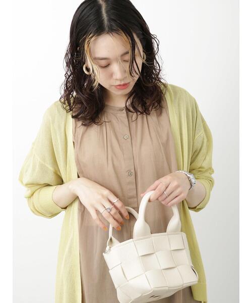 Samansa Mos2 blue（サマンサモスモスブルー）の「シアートッパーカーディガン（カーディガン/ボレロ・レディース・グレー/ブラック/イエロー・F）」の14枚目の写真