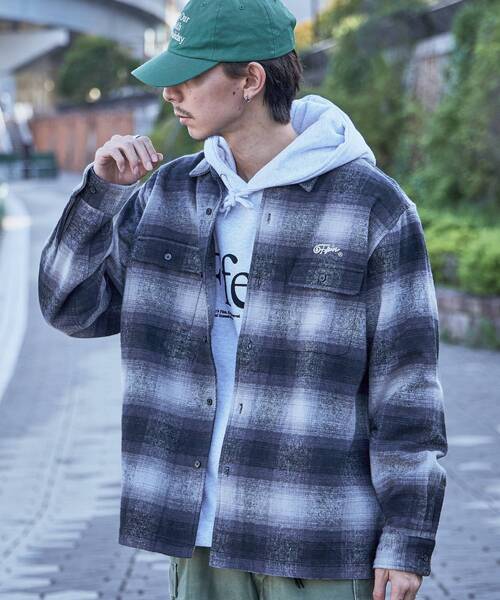FFEIN（フェイン）の「【FFEIN(フェイン)】ロゴ刺繍オンブレチェック
