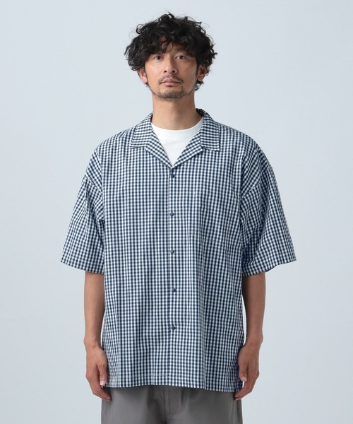 CHARI&CO（チャリアンドコー）の「【CHARI&CO SAFE RIDE for BAYFLOW】チェックシャツ（シャツ/ブラウス・メンズ・ネイビー/グリーン・MEDIUM/LARGE）」の8枚目の写真