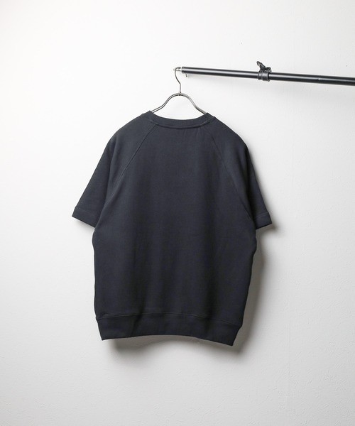 United Athle(ユナイテッドアスレ)の「【W】【it】【CB1】【United Athle/ユナイテッドアスレ】8.6オンス ルーズフィット ラグラン ハーフスリーブ スウェット(裏パイル)(Tシャツ/カットソー・メンズ・グリーン/ブラック/グレイッシュベージュ/アッシュグレー・LARGE/MEDIUM/X-LARGE)」の12枚目の写真