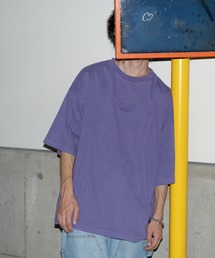 Perushu | 立体エンボスデザインピグメントTシャツ(Tシャツ/カットソー)