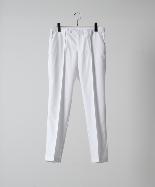 AROUND FLAVA（アラウンドフラバ）の「pleats slacks / プリーツスラックス（スラックス・メンズ・ホワイト/ブラック/チャコールグレー・MEDIUM/SMALL/LARGE）」の21枚目の写真