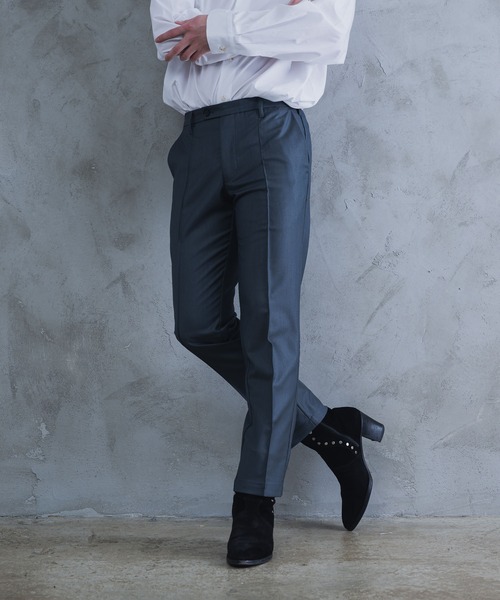 AROUND FLAVA（アラウンドフラバ）の「pleats slacks / プリーツスラックス（スラックス・メンズ・ホワイト/ブラック/チャコールグレー・MEDIUM/SMALL/LARGE）」の20枚目の写真
