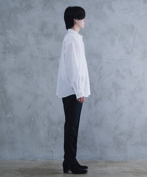 AROUND FLAVA（アラウンドフラバ）の「pleats slacks / プリーツスラックス（スラックス・メンズ・ホワイト/ブラック/チャコールグレー・MEDIUM/SMALL/LARGE）」の7枚目の写真