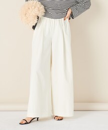 NOLLEY’S | ウォッシャブルイージーケアツイルワイドパンツ(その他パンツ)