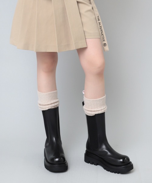 RNA（アールエヌエー）の「E4930 ボリュームウールソックス（ソックス/靴下・レディース・ピンク/グリーン/アイボリー・FREE）」の12枚目の写真