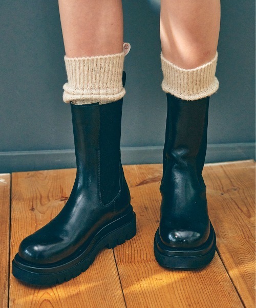 RNA（アールエヌエー）の「E4930 ボリュームウールソックス（ソックス/靴下・レディース・ピンク/グリーン/アイボリー・FREE）」の17枚目の写真