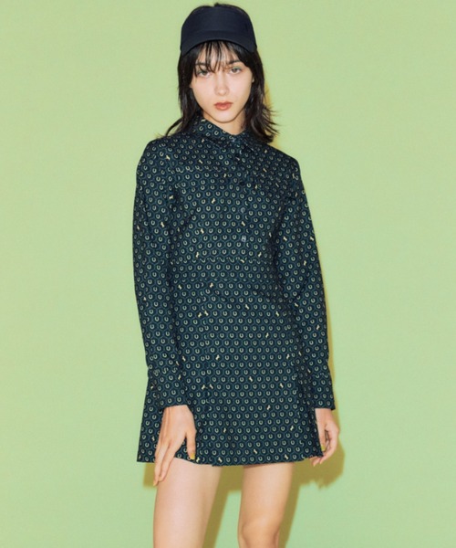 セール】Horseshoe print シャツワンピース（ワンピース）｜EIMY