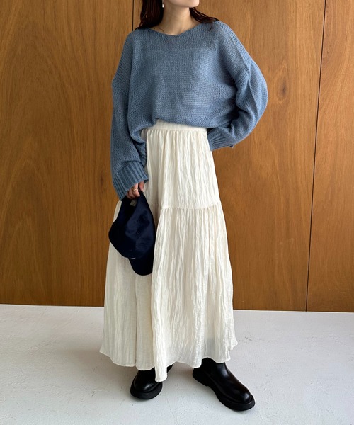 DISCOAT（ディスコート）の「モヘアライクスカシプルオーバー（ニット