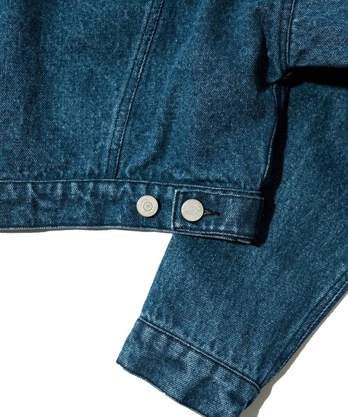 Subciety(サブサエティ)の「CROPPED DENIM JKT(デニムジャケット・レディース・ブラック/ブルー・FREE)」の21枚目の写真