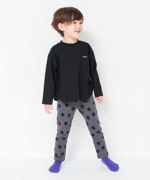 BRANSHES(ブランシェス)の「ワンポイント刺繍長袖Tシャツ_ロンT(Tシャツ/カットソー・キッズ・ブラック/レッド/グリーン/ライトグリーン/ロイヤルブルー/オレンジ/マスタード/アイボリー・120/100/110/140/150/90/130)」の13枚目の写真