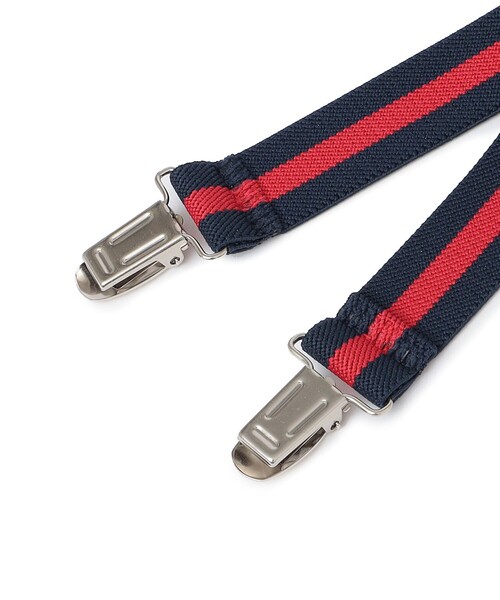 SHIPS（シップス）の「SUSPENDER FACTORY:ストライプ サスペンダー（サスペンダー・キッズ・レッド/グリーン/ネイビー・ONE SIZE）」の5枚目の写真