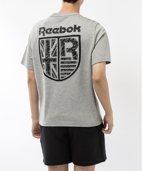Reebok（リーボック）の「クレスト ショートスリーブ Tシャツ / GS CL CREST SHORT SLEEVE TEE（Tシャツ/カットソー・メンズ・ヘザーグレー/マルーン/オフホワイト・MEDIUM/LARGE/SMALL/XX-LARGE/X-LARGE/X-SMALL）」の2枚目の写真