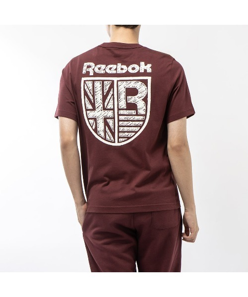 Reebok（リーボック）の「クレスト ショートスリーブ Tシャツ / GS CL CREST SHORT SLEEVE TEE（Tシャツ/カットソー・メンズ・ヘザーグレー/マルーン/オフホワイト・MEDIUM/LARGE/SMALL/XX-LARGE/X-LARGE/X-SMALL）」の9枚目の写真