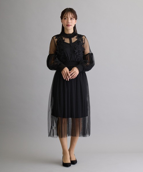 H.TOKYO NUIT（エイチトウキョウニュイ）の「オケージョンドレス【結婚式/パーティードレス】（ドレス・レディース・アイボリー/ブルー/パープル/ブラック・FREE）」の19枚目の写真