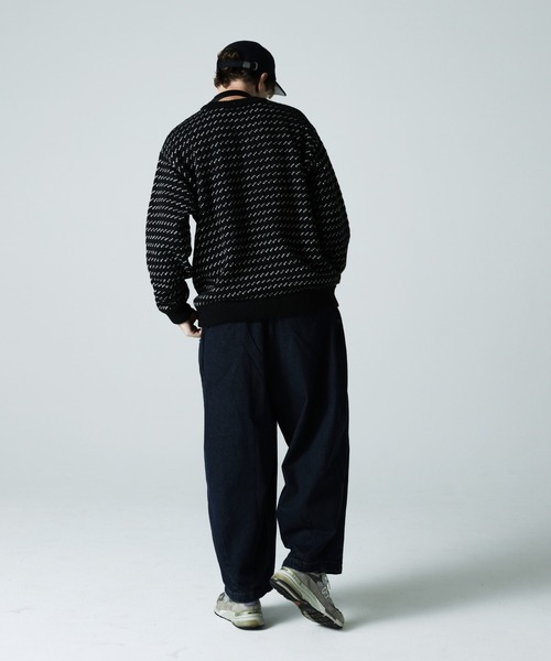 JACKROSE（ジャックローズ）の「JE BIRDS EYE JQ KNIT（ニット/セーター・メンズ・ブラック/ネイビー・M/L）」の12枚目の写真