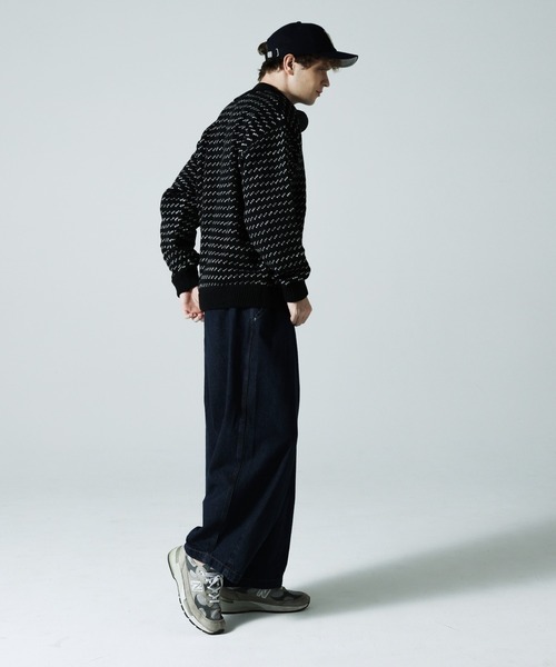 JACKROSE（ジャックローズ）の「JE BIRDS EYE JQ KNIT（ニット/セーター・メンズ・ブラック/ネイビー・M/L）」の14枚目の写真