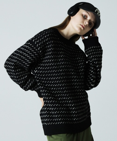 JACKROSE（ジャックローズ）の「JE BIRDS EYE JQ KNIT（ニット/セーター・メンズ・ブラック/ネイビー・M/L）」の15枚目の写真
