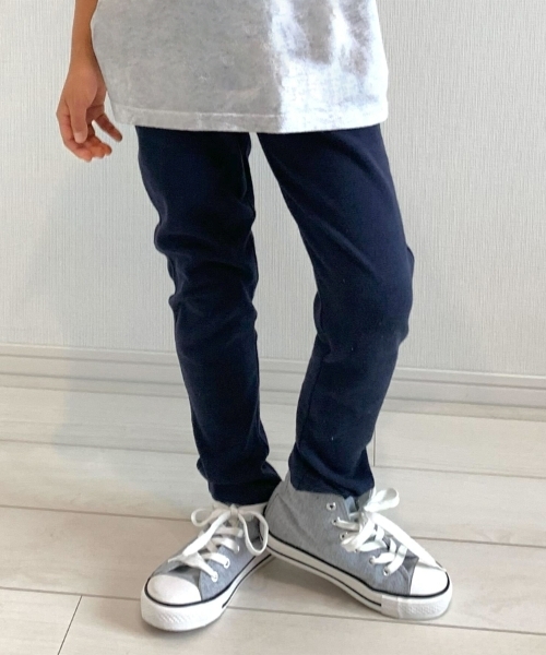 S&H(エスアンドエイチ)の「【S&H】カットロングパンツ(その他パンツ・キッズ・チャコールグレー/ブラック/グレイッシュブルー/ライトグレー/ネイビー/ベージュ/ダークグリーン/トップグレー/ライトブルー/ライトカーキ・110cm/120cm/130cm/100cm)」の9枚目の写真