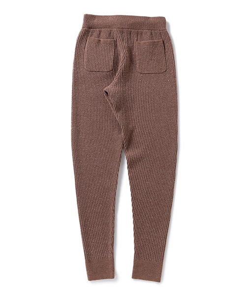 Ray BEAMS（レイビームス）の「RBS / ワッフル編み ニットパンツ（その他パンツ・レディース・オフホワイト/ライトブラウン・0/1）」の4枚目の写真