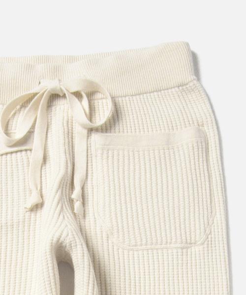Ray BEAMS（レイビームス）の「RBS / ワッフル編み ニットパンツ（その他パンツ・レディース・オフホワイト/ライトブラウン・0/1）」の14枚目の写真