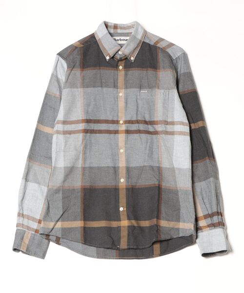 Barbour（バブアー）の「Dunoon タータンチェック ボタンダウン シャツ（テーラードフィット）（シャツ/ブラウス・メンズ・ダークグレー/カーキ/ダークグリーン/グリーン/ライトグレー・S/M/L/XL/XXL/SMALL）」の2枚目の写真