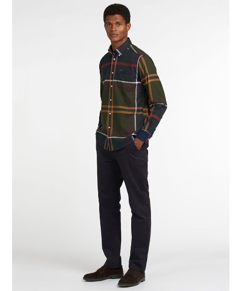 Barbour（バブアー）の「Dunoon タータンチェック ボタンダウン シャツ（テーラードフィット）（シャツ/ブラウス・メンズ・ダークグレー/カーキ/ダークグリーン/グリーン/ライトグレー・S/M/L/XL/XXL/SMALL）」の8枚目の写真