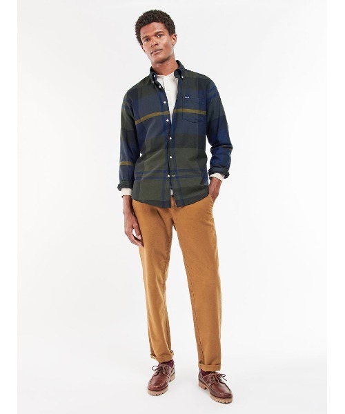 Barbour（バブアー）の「Dunoon タータンチェック ボタンダウン シャツ（テーラードフィット）（シャツ/ブラウス・メンズ・ダークグレー/カーキ/ダークグリーン/グリーン/ライトグレー・S/M/L/XL/XXL/SMALL）」の11枚目の写真