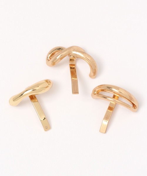 studio CLIP（スタディオクリップ）の「3SETミニヘアカフ（バレッタ/ヘアクリップ・レディース・その他1/その他2・FREE）」の2枚目の写真