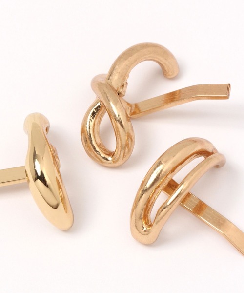 studio CLIP（スタディオクリップ）の「3SETミニヘアカフ（バレッタ/ヘアクリップ・レディース・その他1/その他2・FREE）」の3枚目の写真